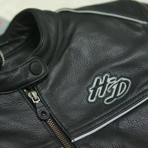 Women’s Harley Davidson Leather Jacket Small​​​ like new.​​​​ - Picture 7 of 9